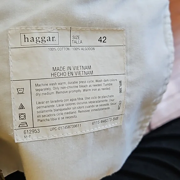 Haggar dress shorts olive green men's size 42 - Picture 3 of 4